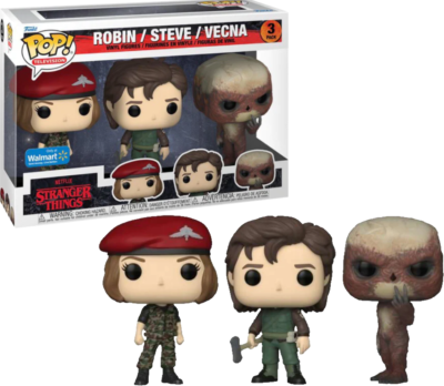 ROBIN/STEVE/VECNA (3-PACK) (WALMART EXCLUSIVE STICKER) (STRANGER