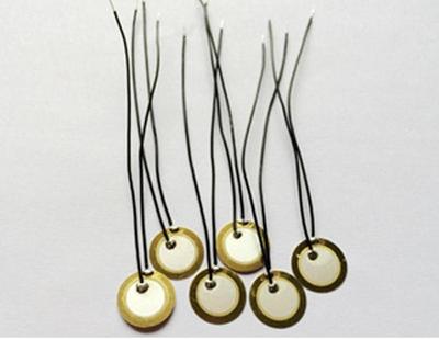 100 Stück 12 mm Piezoelemente Echolot Sensor Trigger Trommel Scheibe + Draht Kupfer