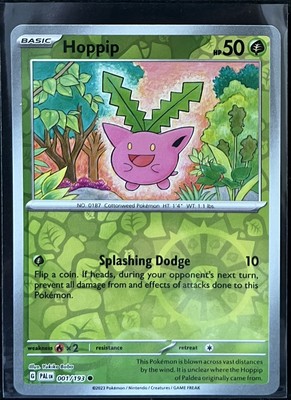 Hoppip - 001/193 - Reverse Holo - Paldea Evolved - Mint/Near Mint ...
