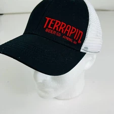 Terrapin Beer Co. Tshep Cap Trucker Hat Black Athens Ga.  Embroidered New
