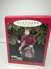 Hallmark Keepsake Ornament Star Trek The Next Generation William T Riker 1996