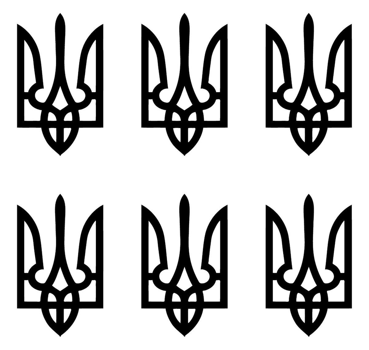 Adesivo Decalcomania Vinile Paraurti Finestra Auto Tridente - Foto 6