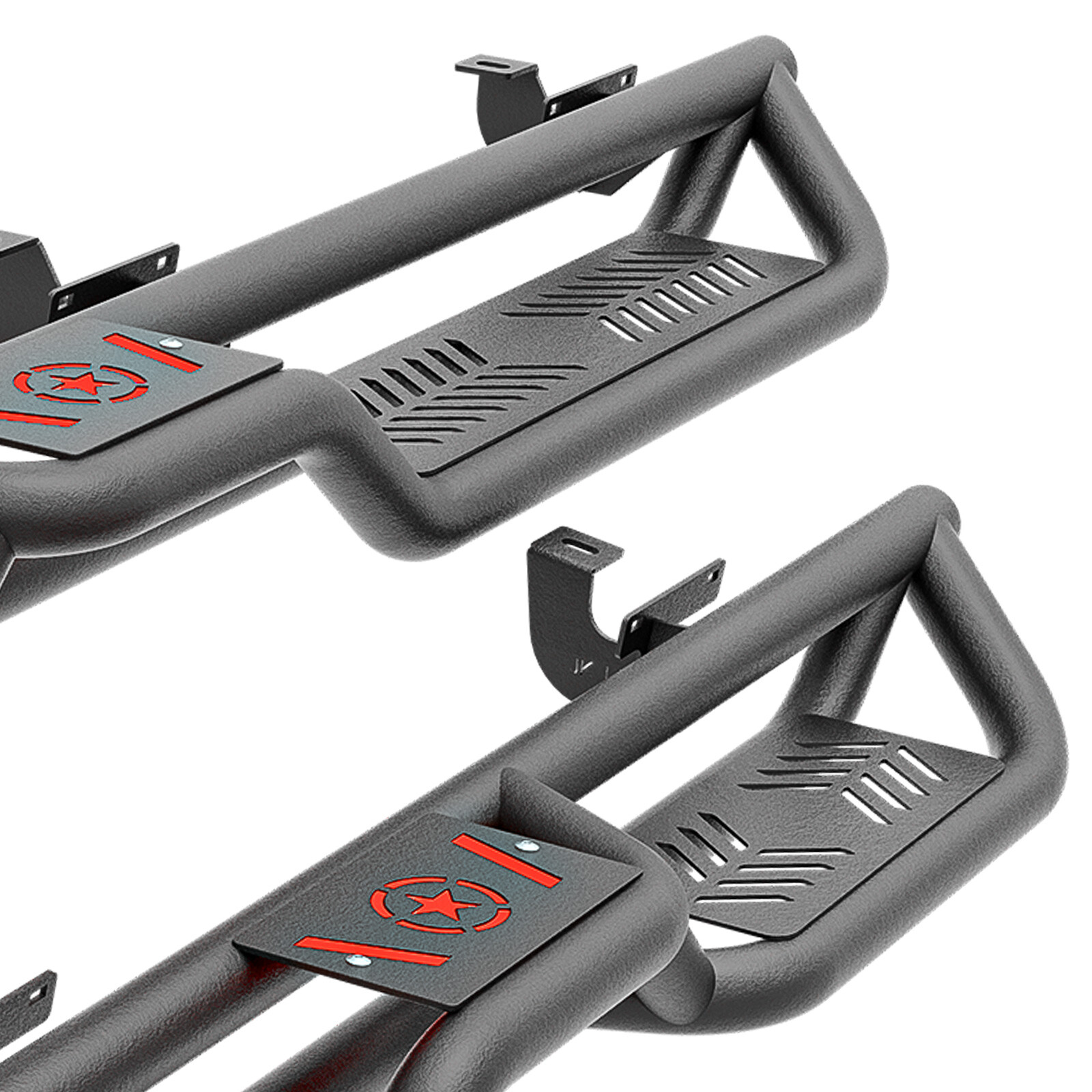 6'' Side Steps Running Boards For 18-2025 Jeep Wrangler JL JLU Unlimited 4 Doors
