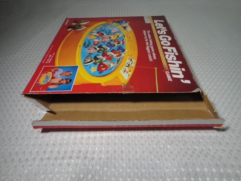Juego Pressman Let's Go Fishin' 1979 pieza de repuesto solo caja Foto 3 de 4