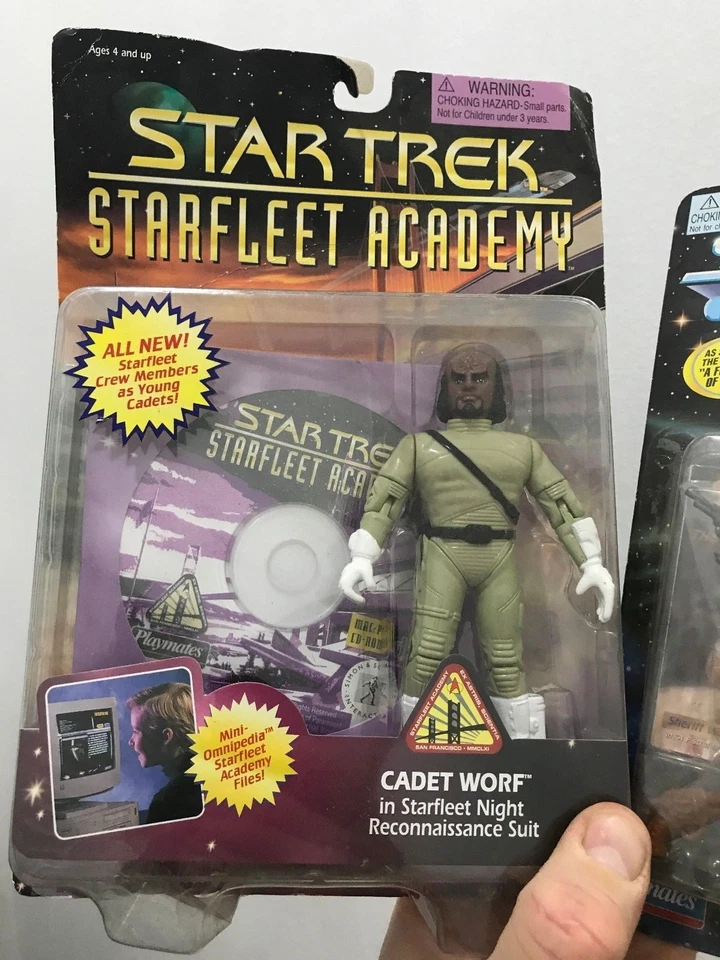 Cadet & Sheriff Worf Action Figures Star Trek - Image 2 of 4