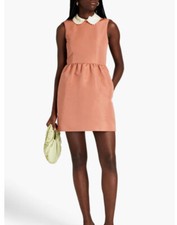 Red Valentino Dusty Pink Peter Pan Collar Mini Dress Size 44  UK 12 Rrp £795