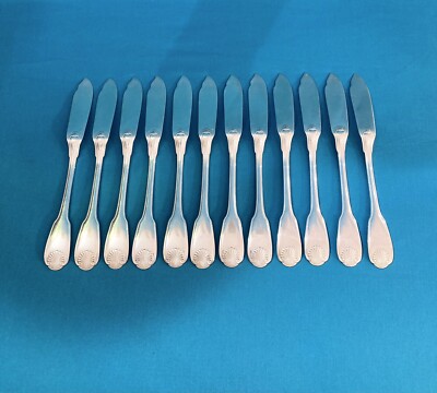 CHRISTOFLE MODELE VENDOME Couverts De Service A Poisson Metal Argente Vers 1970 EUR 90,00 - FR
