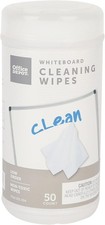 2 pack - Office Depot Whiteboard Cleaning Wipes Low Order Non Toxic 50 Count