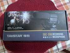 Takstar SGC-598 Shotgun Wired Microphone Hot/Cold Shoe DSLR Video Black