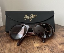 Maui Jim MJ-159-10 Regatta Sunglasses Tort Frames Bronze Lenses - Read