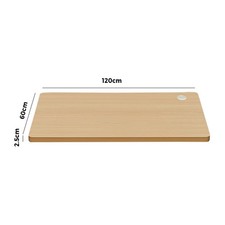 Oikiture Standing Desk Board Adjustable Computer Table Sit Stand Desk Top OAK — image 10