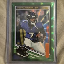 Panini 2025 Score Rashod Bateman #201 Spokes /415 Baltimore Ravens NFL Card