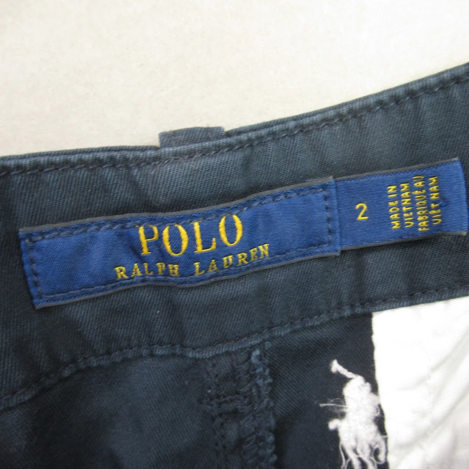 Ralph Lauren Shorts Womens 2 Lightweight Outdoors Pockets Lightweight Chino - Image 3 of 4