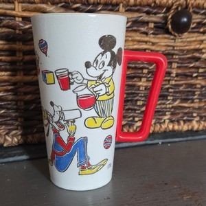  Vintage Disney Mug Mickey Mouse Donald Duck Pluto Goofy