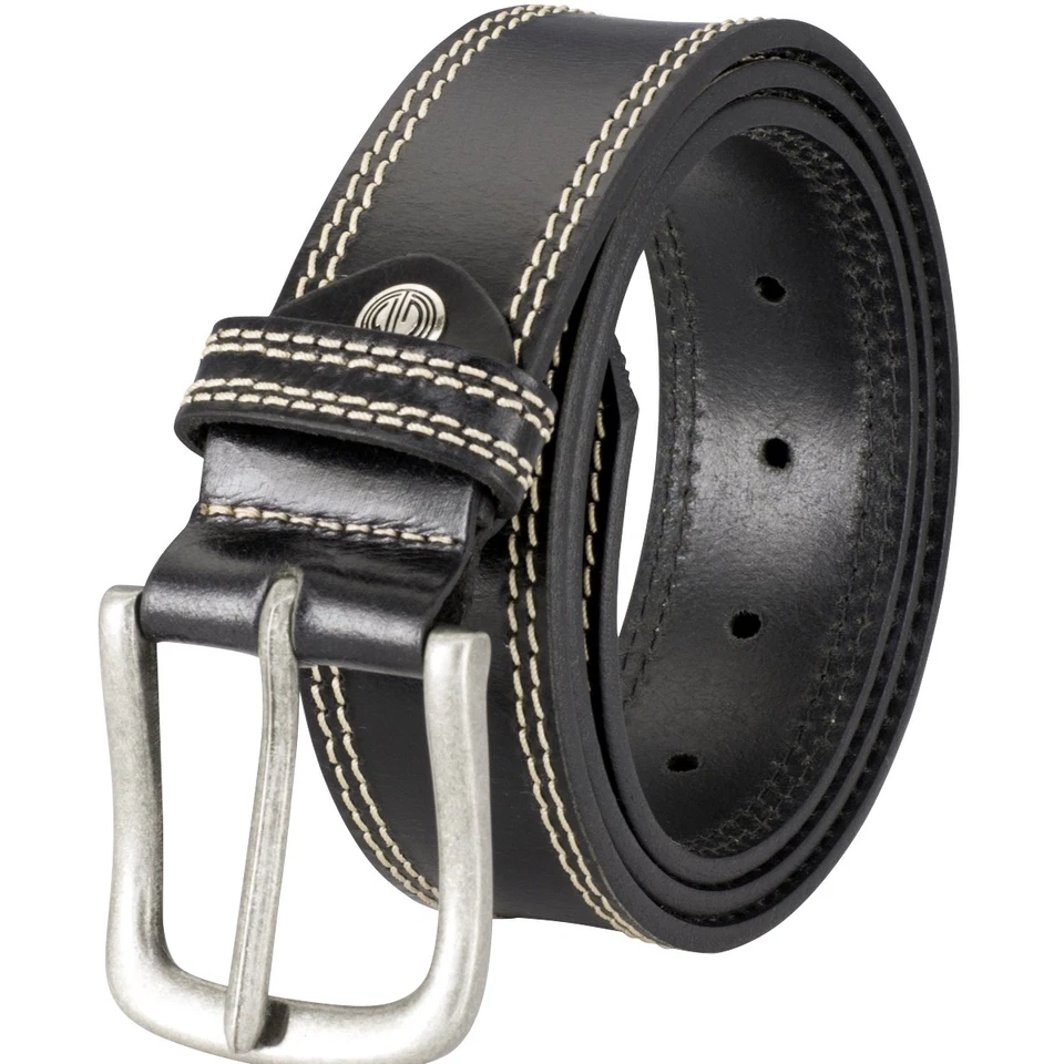 LINDENMANN Leder-Gürtel Herren, Jeans-Gürtel Herren 35 mm breit, Gürtel Herren J