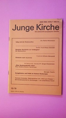 163753 JUNGE KIRCHE 10/79 eine Zeitschrift europäischer Christen