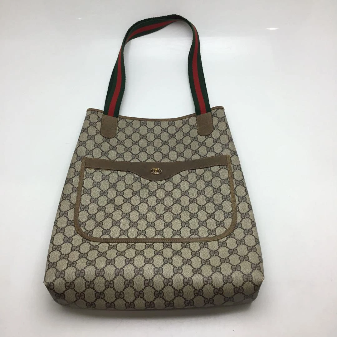 Gucci Gg sac fourre tout en toile beige créateur sac à main femme cabas luxe quotidien