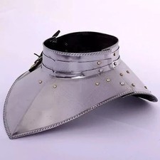 Armor Neck Gorget Guard Medieval Steel LARP SCA Cosplay Knight Gothic Neck Armor