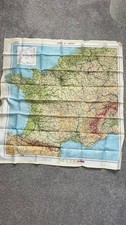 WWII RAF Silk Map of France