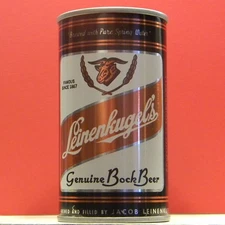 Leinenkugel's Bock Beer S/S Can White Letters Chippewa Falls Wisconsin 699 -1/1