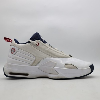 Nike Air Jordan Max Aura 6 Men's Size 11.5 White Blue Red Athletic Sneakers