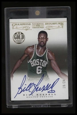 Bill Russell Autographed Basketball Trading Cards for sale | eBay