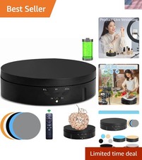 Motorized Rotating Display Stand, 5.74inch /22lbs Load, 360 Degree Electronic...