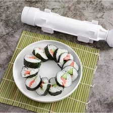 DIY Cylinder Sushi Making Machine Quick Sushi Bazooka Japanese Rolled Rice Meat