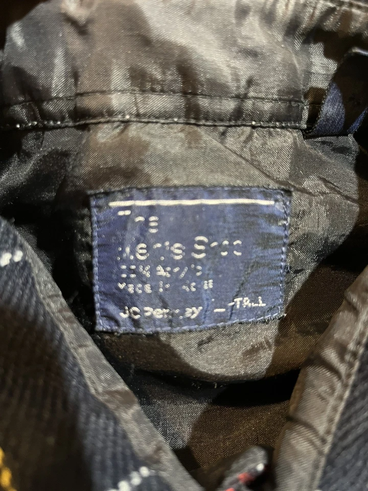 Vintage JC Penny Shirt Mens Large Tall Red Flannel Pearl Snap The Men's Shop 80s - Image 4 of 4