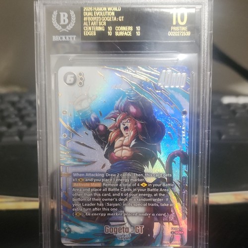 BGS 10 Black Lable Dragon Ball Super 2026 Dual Evolution Gogeta: GT SCR FB09-123