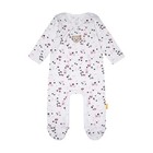 Steiff Strampler langarm bright white Größe 62