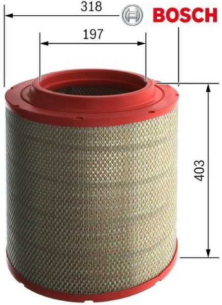 Bosch F026400563 Luftfilter Luftfiltereinsatz-image