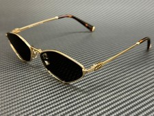 MIU MIU MU 56ZS ZVN5S0 Pale Gold Grey Women's 56 mm Sunglasses