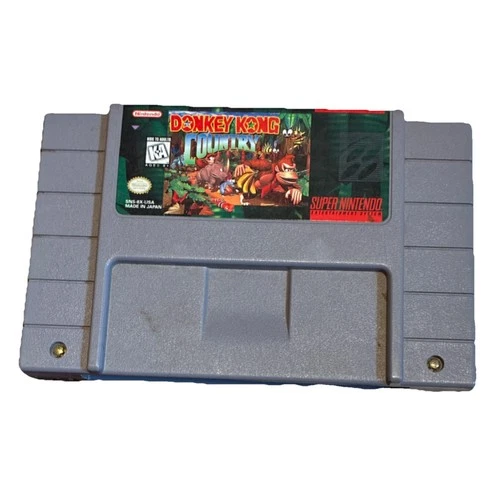 Nintendo Donkey Kong Country Super Nintendo Video Game Cartridge
