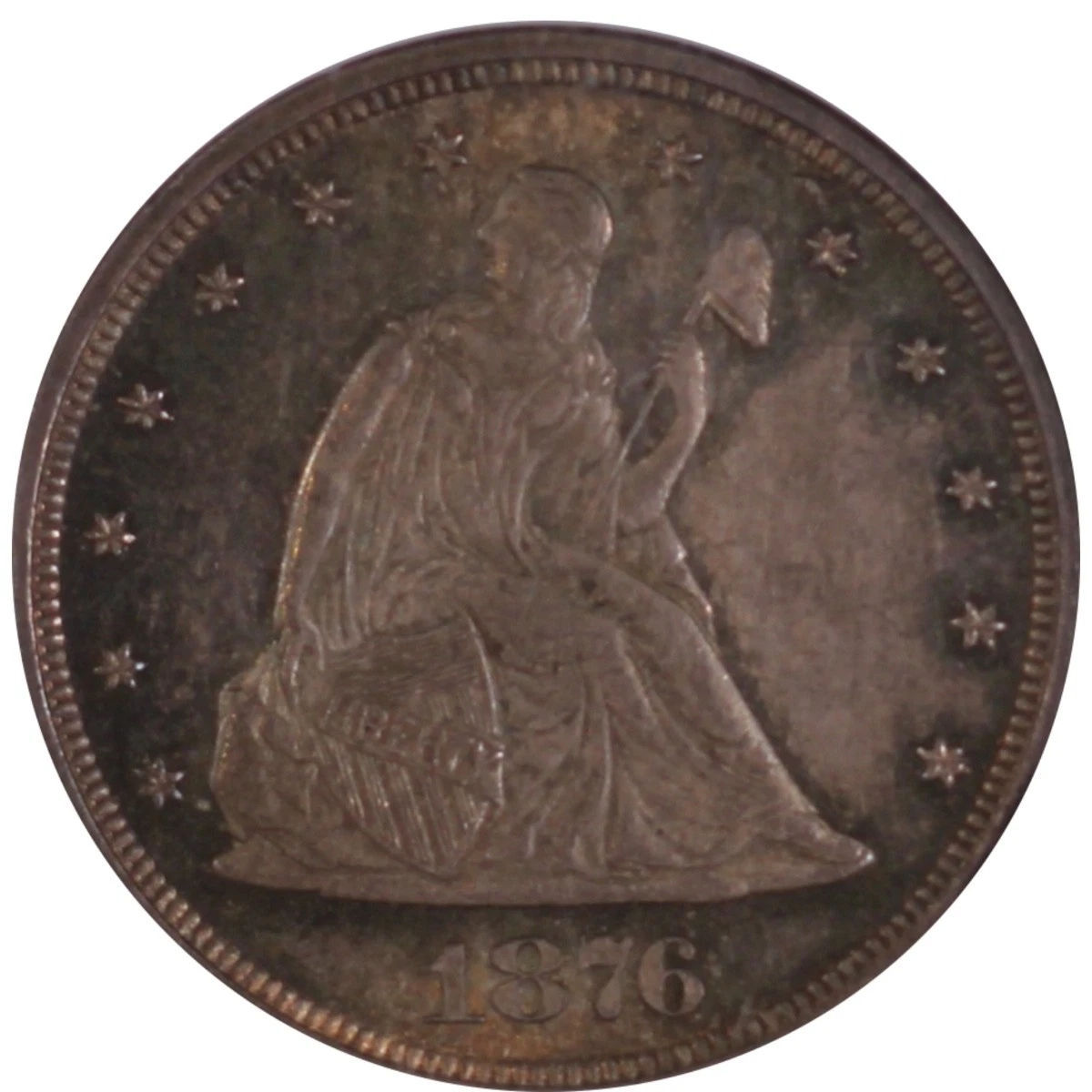 1876 Twenty-Cent Piece 20C NGC MS65