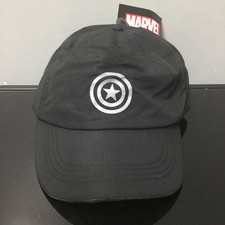 Marvel Captain America Icon Nylon Cap Black Dad Hat