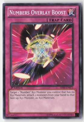 Yugioh - Numbers Overlay Boost SHSP-EN071 1st Edition - Shadow Specters