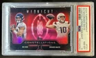 2024 Topps Midnight Drake Maye Bo Nix Constellations Twilight RC #/99 PSA 8