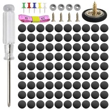 90 Set Car Roof Headliner Repair Kit 362 pcs Auto Roof Snap Pins Rivets Retai...