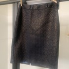Skirt Size 6 Metallic Navy Blue — photo 1