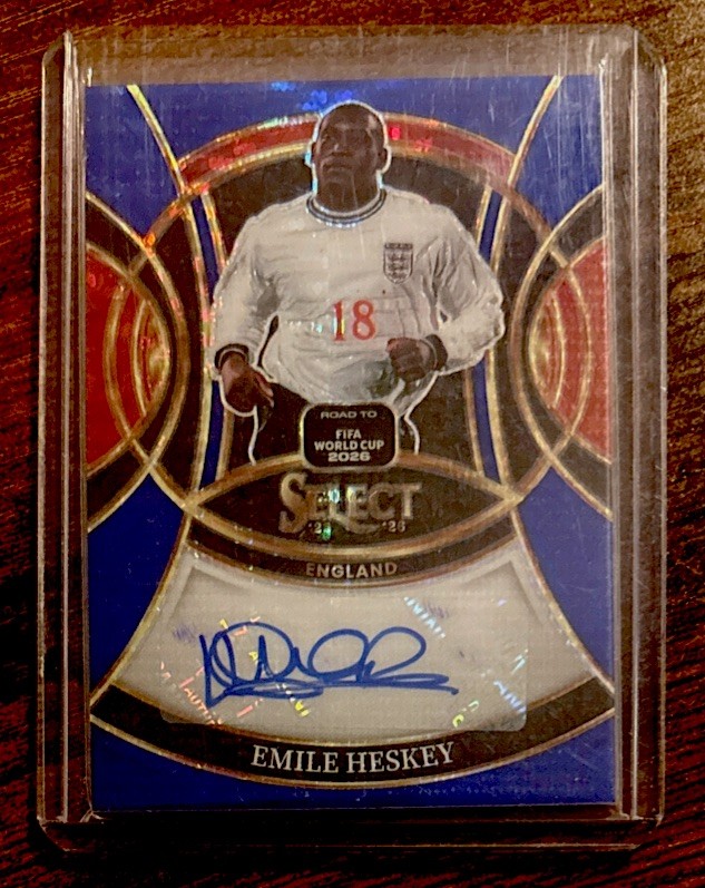 2026 FIFA World Cup Emile Heskey Auto Blue Parallel