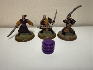 Heroscape Tagawa Samurai Zanafor's Discovery Wave 4 - Figures Only With 3 Tokens