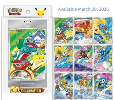 Prevendita 2026 Pokemon TCG S-Chinese 30th Anniversary Card Pack vol.1 Holo Sigillato