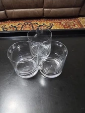 Mikasa Lana Whiskey Rocks Double Old Fashion Glasses, Set of 3 EUC