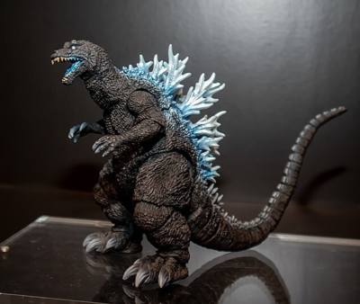 り*ー様 SHモンスターアーツゴジラ 2001 Heat Ray Ver. S.H.MonsterArts SHM Godzilla 2001 Heat Ray Ver. Figure Bandai
