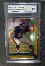 BRIAN URLACHER 2000 SKYBOX PREMIUM ROOKIE RC PGA GRADED GEM 10     #225 - BEARS!