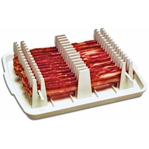 Emson Bacon Wave Tray Microwave Cooker Rack Stackable Less Fat Image Is Loading Emson Bacon Wave Tray Microwave Cooker Rack