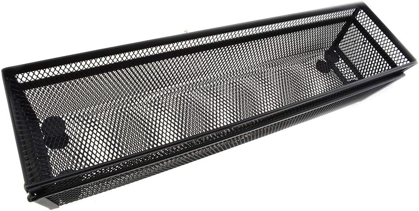 Stackable Mesh Tray Cup 12 X 3 X 2 Inches Sturdy Container for Desk Drawer Organ