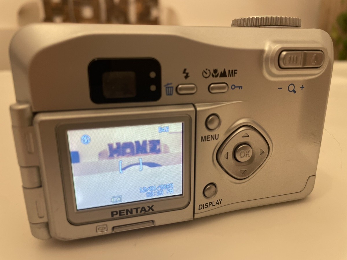 Pentax Optio 230 Digital Lens Display Camera 2.0 3x Zoom Megapixel