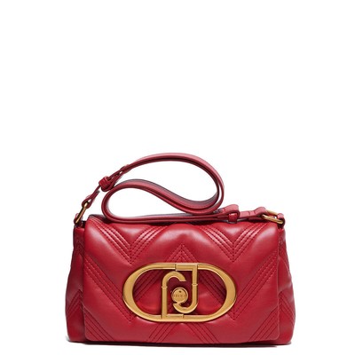 NEW Liu Jo - Shoulder Bag matelassè Strawberry - AF3413E0426 - STRAWBERRY AUTHEN